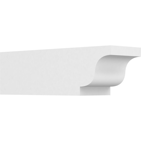 Ekena Millwork Standard Newport Architectural Grade PVC Rafter Tail, 6"W X 6"H X 20"L RFTP06X06X20NEW - main